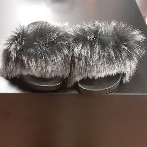 Black Fur Slides